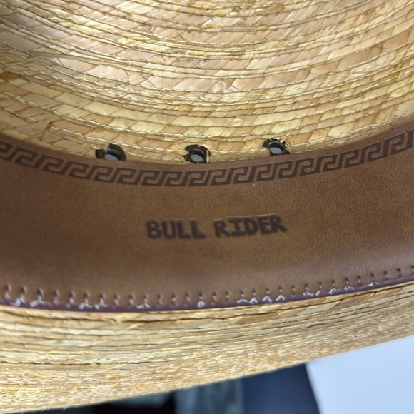 Turner Hat Company Bull Rider Straw Hat 71/8 - Picture 8 of 10